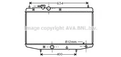 Радиатор, охлаждение двигателя AVA QUALITY COOLING купить