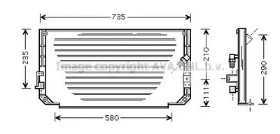 Конденсатор, кондиционер AVA QUALITY COOLING купить