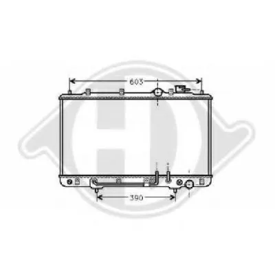 Радиатор, охлаждение двигателя DIEDERICHS купить