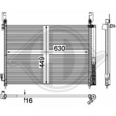 Конденсатор, кондиционер DIEDERICHS купить