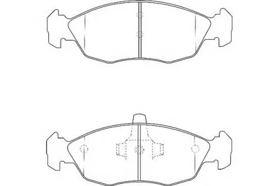 Комплект тормозных колодок, дисковый тормоз DURON купить
