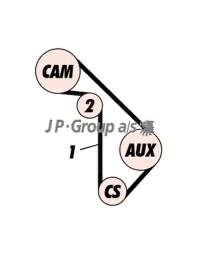 Комплект ремня ГРМ QH JP GROUP купить