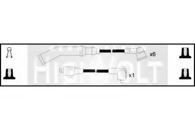 Комплект проводов зажигания HighVolt STANDARD купить