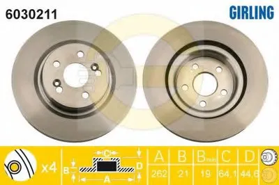 Тормозной диск GIRLING купить