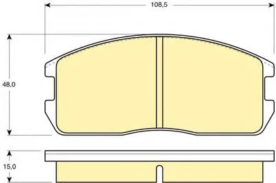 Комплект тормозных колодок, дисковый тормоз GIRLING купить
