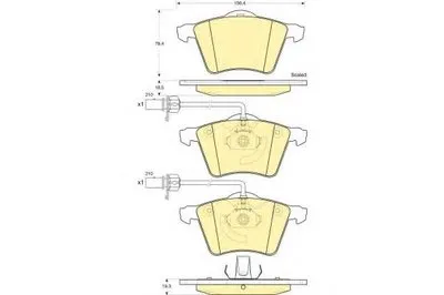 Комплект тормозных колодок, дисковый тормоз GIRLING купить