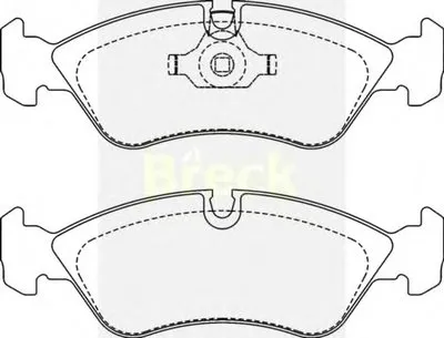 Комплект тормозных колодок, дисковый тормоз BRECK купить