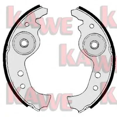 Комплект тормозных колодок KAWE купить