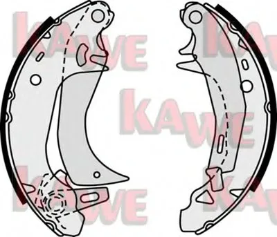 Комплект тормозных колодок KAWE купить