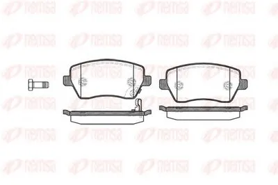 Комплект тормозных колодок, дисковый тормоз KAWE купить