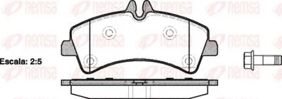 Комплект тормозных колодок, дисковый тормоз KAWE купить