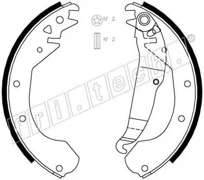 Комплект тормозных колодок fri.tech. купить
