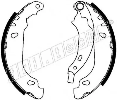 Комплект тормозных колодок fri.tech. купить