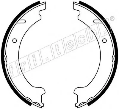 Комплект тормозных колодок, стояночная тормозная система fri.tech. купить