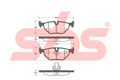 Комплект тормозных колодок, дисковый тормоз sbs купить
