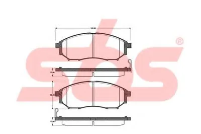 Комплект тормозных колодок, дисковый тормоз sbs купить