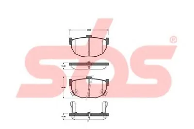 Комплект тормозных колодок, дисковый тормоз sbs купить