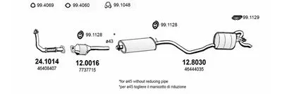 Система выпуска ОГ ASSO купить