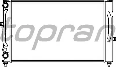 Радиатор, охлаждение двигателя TOPRAN купить