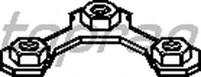 Стопорная пластина, несущие / нап TOPRAN купить