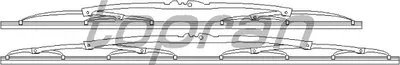 Щетка стеклоочистителя TOPRAN купить