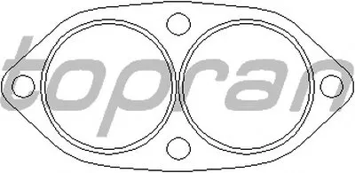 Прокладка, труба выхлопного газа TOPRAN купить