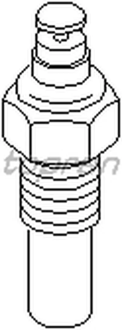 Датчик, температура охлаждающей жидкости TOPRAN купить