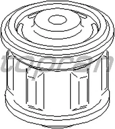 Втулка, балка моста TOPRAN купить