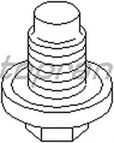 Резьбовая пробка, масляный поддон TOPRAN купить