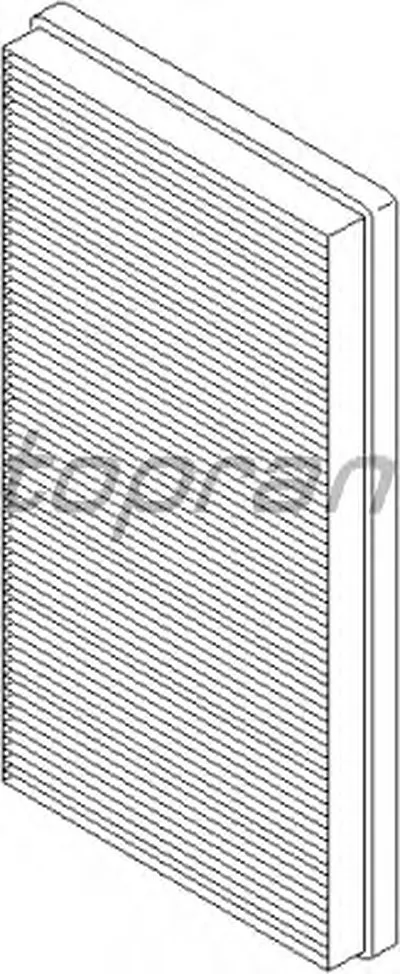 Фильтр, воздух во внутренном пространстве TOPRAN купить