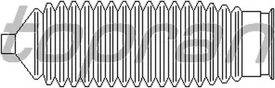 Пыльник, рулевое управление TOPRAN купить