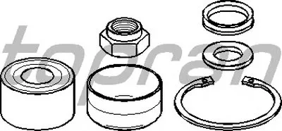 Комплект подшипника ступицы колеса TOPRAN купить