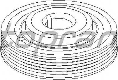 Ременный шкив, коленчатый вал TOPRAN купить