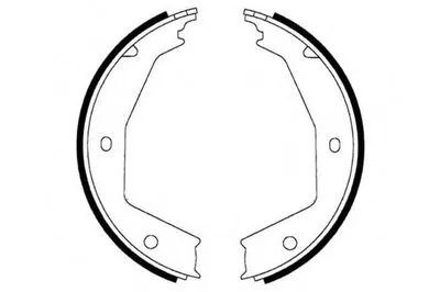 Комплект тормозных колодок, стояночная тормозная система E.T.F. купить