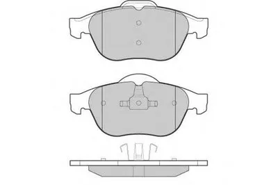 Комплект тормозных колодок, дисковый тормоз E.T.F. купить
