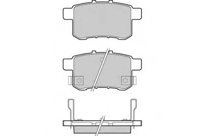 Комплект тормозных колодок, дисковый тормоз E.T.F. купить