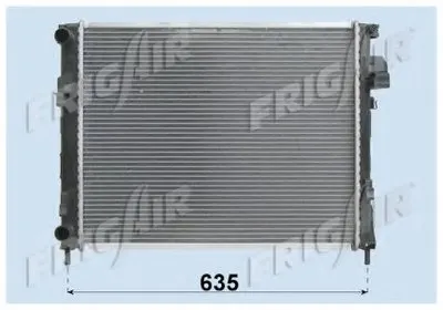 Радиатор, охлаждение двигателя FRIGAIR купить