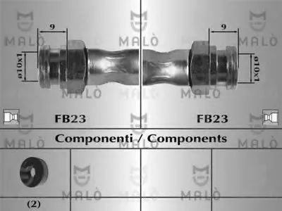 Тормозной шланг MALÒ купить