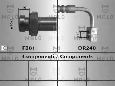 Тормозной шланг MALÒ купить