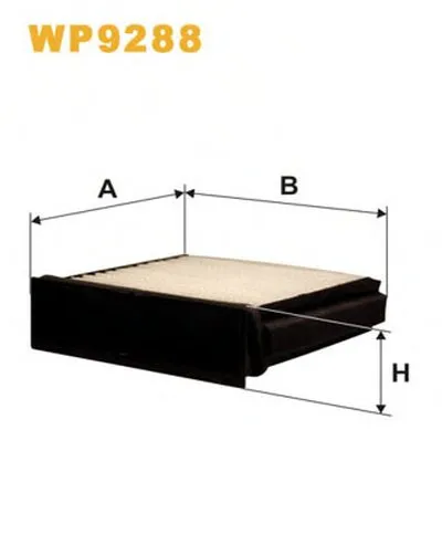 Фильтр, воздух во внутренном пространстве WIX FILTERS купить