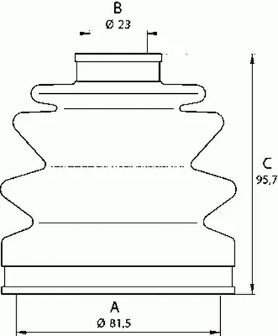 Комплект пылника, приводной вал SPIN OPEN PARTS купить