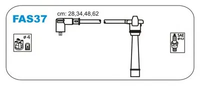 Комплект проводов зажигания JANMOR купить