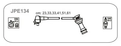 Комплект проводов зажигания JANMOR купить