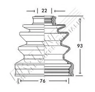 Пыльник, приводной вал FIRST LINE купить