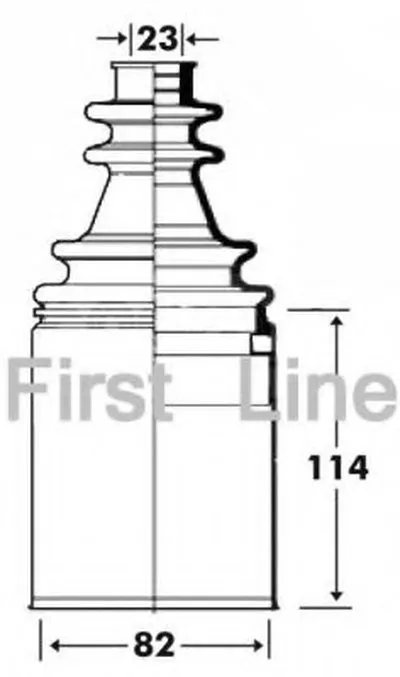 Пыльник, приводной вал FIRST LINE купить