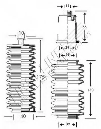 Пыльник, рулевое управление FIRST LINE купить