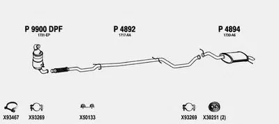 Система выпуска ОГ FENNO купить