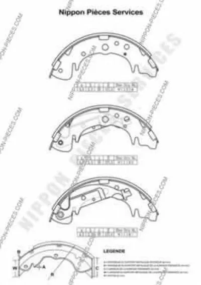 Комплект тормозных колодок NPS купить