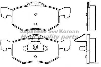 Комплект тормозных колодок, дисковый тормоз ASHUKI купить