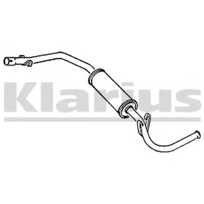 Глушитель выхлопных газов конечный KLARIUS купить